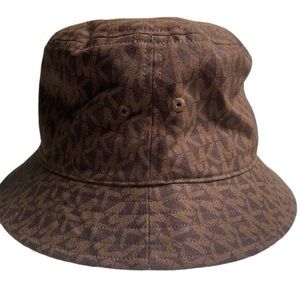 MICHAEL Michael Kors Brown Monogram Bucket Hat